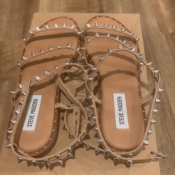 Steve Madden Transport Studded Strappy Sandal - Picture 8 of 9